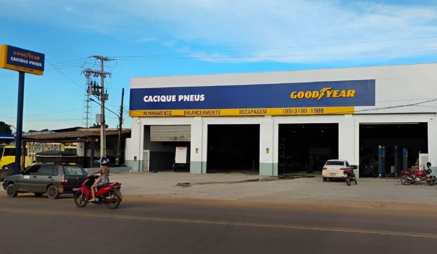 Cacique Pneus e Goodyear reinauguram loja em Presidente Dutra com foco na linha pesada