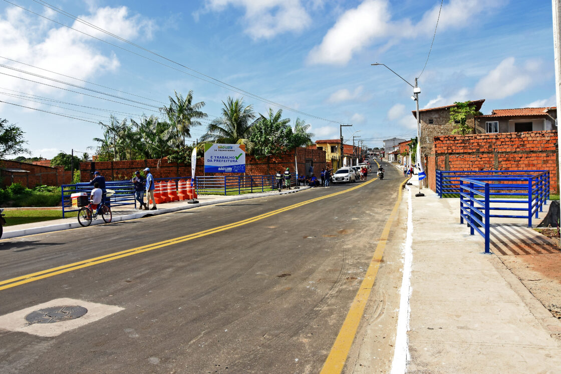 Avenida inaugurada por Braide interliga Geniparana, Vila Zenir e Santa Efigênia
